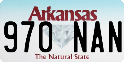 AR license plate 970NAN