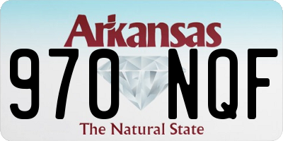 AR license plate 970NQF