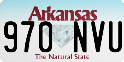 AR license plate 970NVU