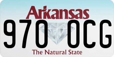 AR license plate 970OCG