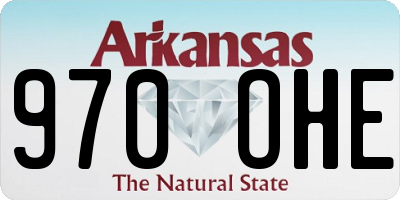 AR license plate 970OHE