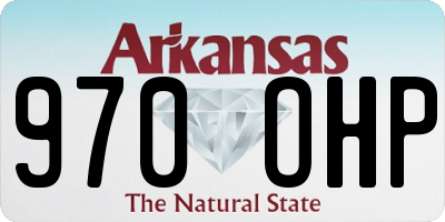 AR license plate 970OHP