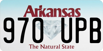 AR license plate 970UPB