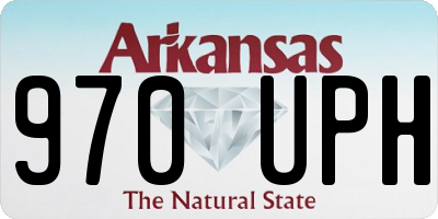 AR license plate 970UPH