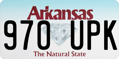 AR license plate 970UPK
