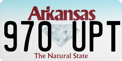 AR license plate 970UPT