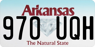 AR license plate 970UQH