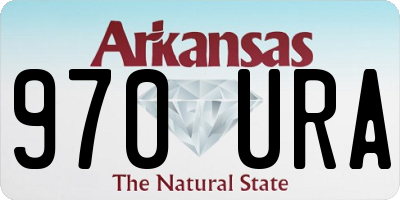 AR license plate 970URA