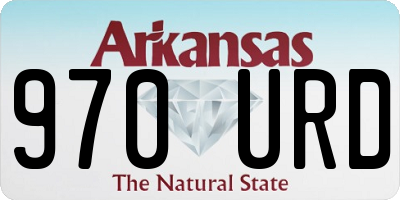 AR license plate 970URD