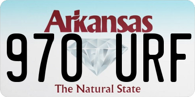 AR license plate 970URF