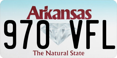 AR license plate 970VFL