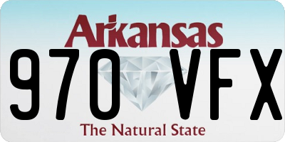 AR license plate 970VFX
