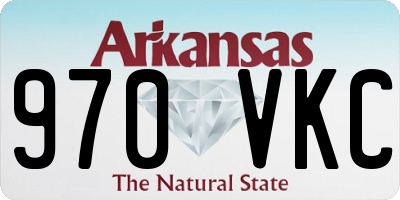 AR license plate 970VKC