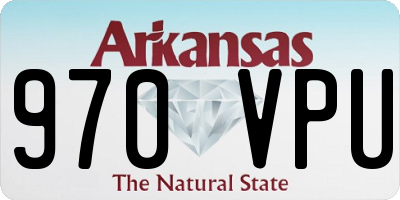 AR license plate 970VPU