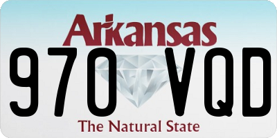 AR license plate 970VQD