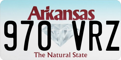 AR license plate 970VRZ