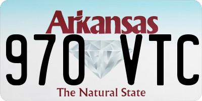 AR license plate 970VTC