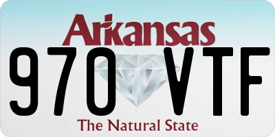 AR license plate 970VTF