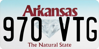 AR license plate 970VTG
