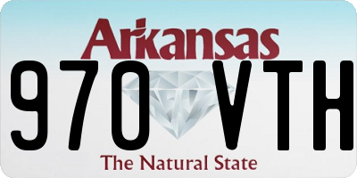 AR license plate 970VTH