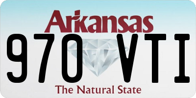 AR license plate 970VTI