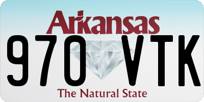 AR license plate 970VTK