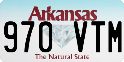AR license plate 970VTM
