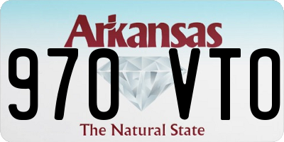 AR license plate 970VTO