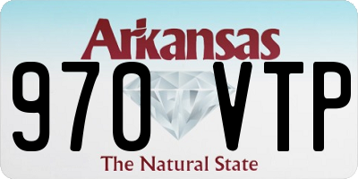 AR license plate 970VTP