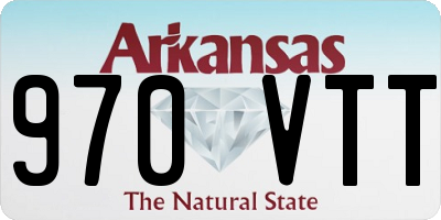 AR license plate 970VTT