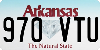 AR license plate 970VTU