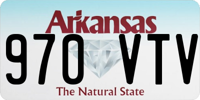 AR license plate 970VTV