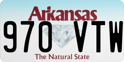 AR license plate 970VTW