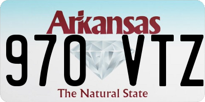 AR license plate 970VTZ