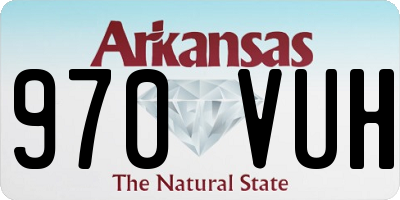 AR license plate 970VUH