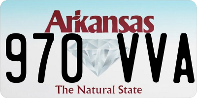 AR license plate 970VVA