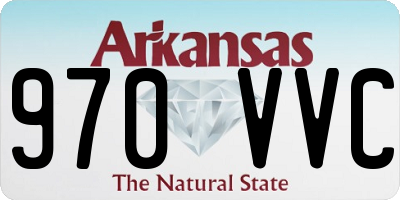 AR license plate 970VVC