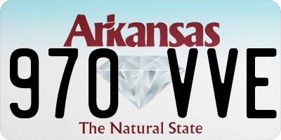 AR license plate 970VVE