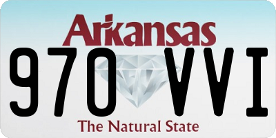 AR license plate 970VVI