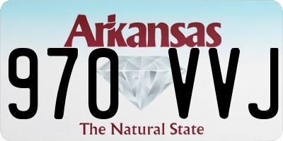 AR license plate 970VVJ