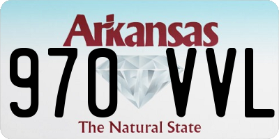AR license plate 970VVL