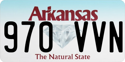 AR license plate 970VVN
