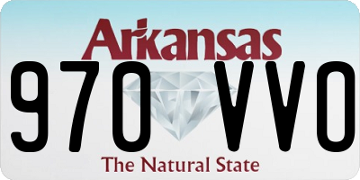 AR license plate 970VVO