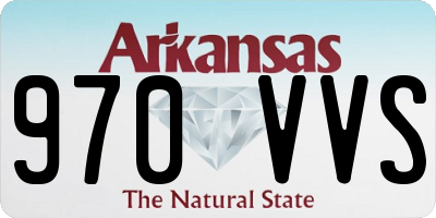 AR license plate 970VVS