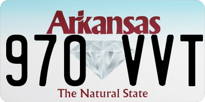 AR license plate 970VVT