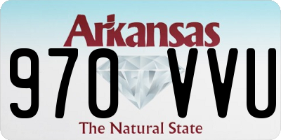 AR license plate 970VVU