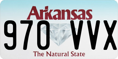 AR license plate 970VVX