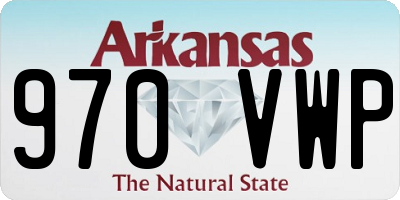AR license plate 970VWP