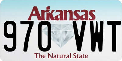 AR license plate 970VWT