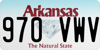 AR license plate 970VWV